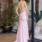 Nox Anabel A1737 Strapless Fitted Stretch Satin Prom Gown