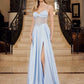 Nox Anabel A1738 Long A-Line Strapless Boned Corset Prom Dress