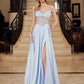 Nox Anabel A1738 Long A-Line Strapless Boned Corset Prom Dress