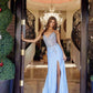 Nox Anabel A1740 Stretch Satin Fitted Evening Prom Gown