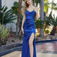 Nox Anabel A1742 Fitted Stretch Satin Evening Prom Gown