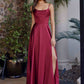 Nox Anabel A1744 Elegant Stretch Satin A-Line Evening Dress