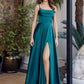 Nox Anabel A1744 Elegant Stretch Satin A-Line Evening Dress