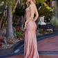 Nox Anabel A1745 Fitted Stretch Satin Dress