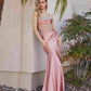 Nox Anabel A1745 Fitted Stretch Satin Dress