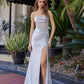 Nox Anabel A1745 Fitted Stretch Satin Dress