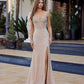Nox Anabel A1746 Exquisitely Crafted Fitted Tulle Formal Gown