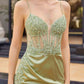 Nox Anabel A1749 Long Stretch Satin Fitted Formal Evening Prom Gown
