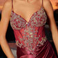 Nox Anabel A1750 Fitted Stretch Satin Formal Evening Prom Gown