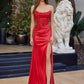 Nox Anabel A1753 Fitted Stretch Satin Strapless Prom Gown