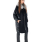Genuine Silver Fox Fur Italian Cashmere Wool Freudenberg Comfortemp® Coat