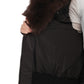 Onyx Genuine Fox Fur Vest-Lined Wool Blend Parka