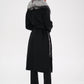Saga®Furs Silver Fox Wool Alpaca Coat