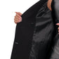 Zuri Cashmere Blend Overcoat in Black