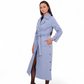 Jackie Trench Coat in Sky Blue
