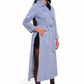 Jackie Trench Coat in Sky Blue