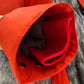 Roma Genuine Silver Fox Fur Rabbit Fur Insulated Parka in Red