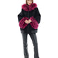Saga®Furs Silver Fox Cashmere Blend Coat