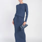 Sweater Rib Top- Moonbeam