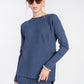 Sweater Rib Top- Moonbeam