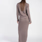 Sweater Rib Top- Mushroom