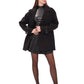 Karina Midi Cashmere Wool Blend Coat In Black