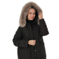 Genuine Polar Fox Trim Coat