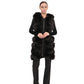 Genuine Polar Fox fur vest by Alaska® Outerwear Company, 90 cm length