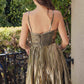 Nox Anabel A825 Short Metallic A-Line Homecoming Dress