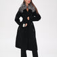 Saga®Furs Silver Fox Wool Alpaca Coat