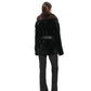 Modena Genuine Astrakhan Polar Fox Trim Coat