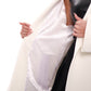 Astoria Midi Cashmere Wool Blend Coat in Ivory