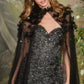 Ethereal Couture Sheer Cape