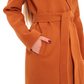 Windsor Classic Wraparound Cashmere Blend Overcoat in Cinnamon