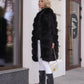 Genuine Polar Fox fur vest by Alaska® Outerwear Company, 90 cm length