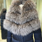 Kaimana Genuine Fox Fur Trim Premium Down Coat