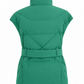 Ziva down fill vest by Alaska Outerwear Company, quilted sleeveless design in a lightweight insulated style
