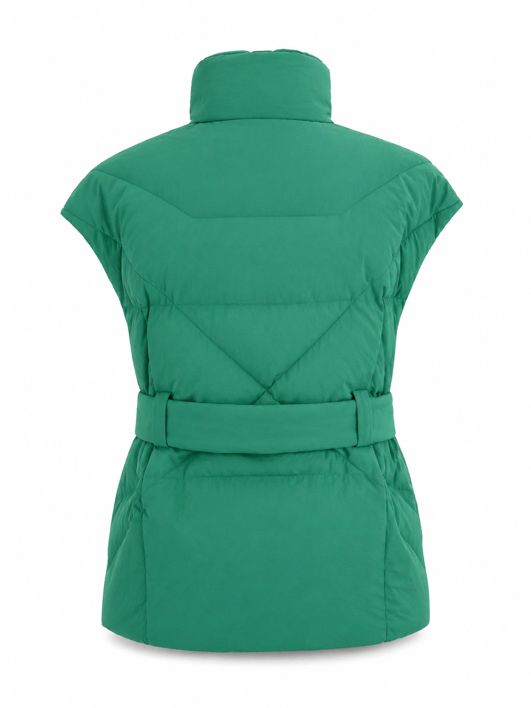 Ziva down fill vest by Alaska Outerwear Company, quilted sleeveless design in a lightweight insulated style