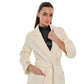Estelle Classic Cashmere Wool Blend Overcoat in Ivory
