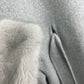 Genuine Scandinavian Mink Fur Virgin Wool Coat