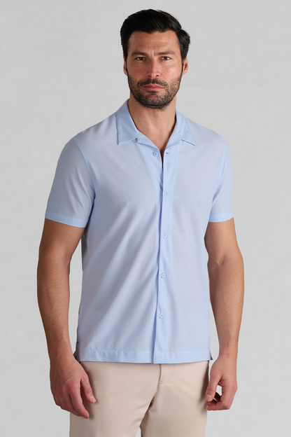 AIR Resort Shirt Solid // Powder Blue