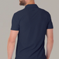 AIR Zip Polo Solid // Navy