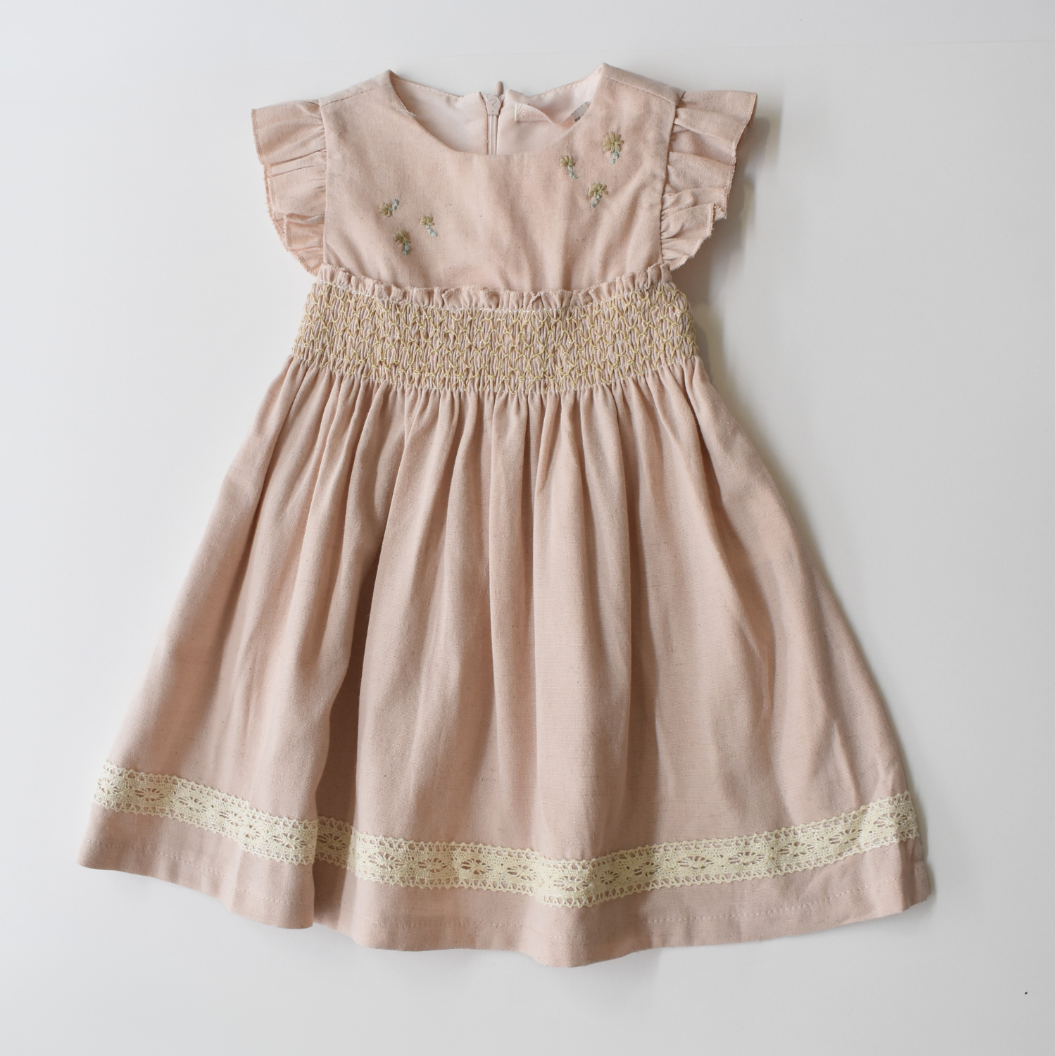 Summer Softness Girls Cotton Dress-1