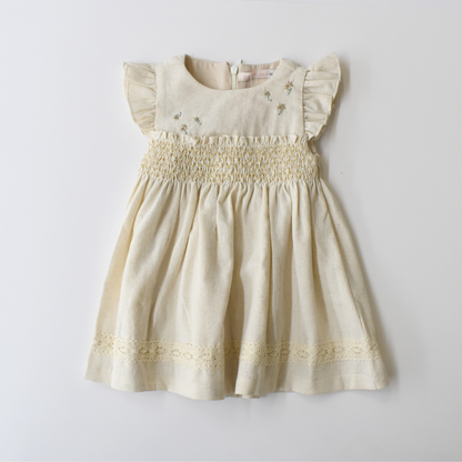 Summer Softness Girls Cotton Dress-0