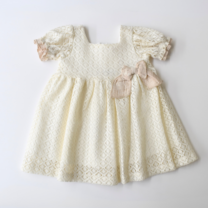 Timeless Charm Girls Lace Dress-0