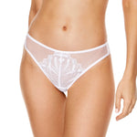 Sheer Mesh Embroidery Thong Panty Gorteks Angel-0