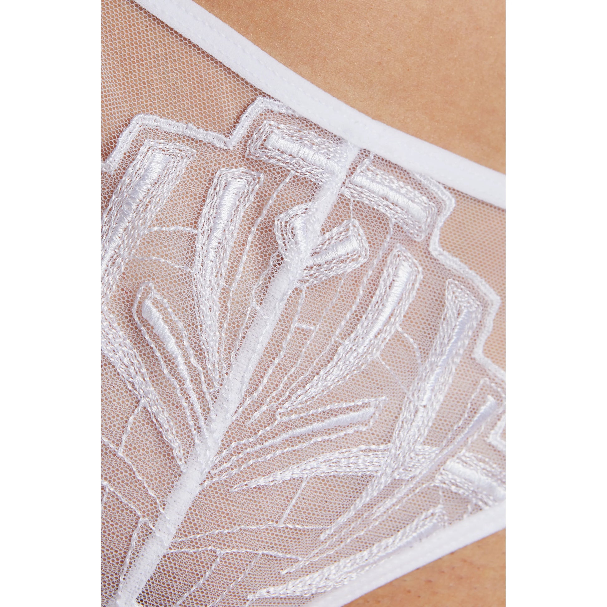 Gorteks Angel Sheer Mesh Embroidery Bikini Panty-2