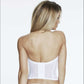 Hidden Underwire Longline Bridal Bra Dominique Ariel White-1
