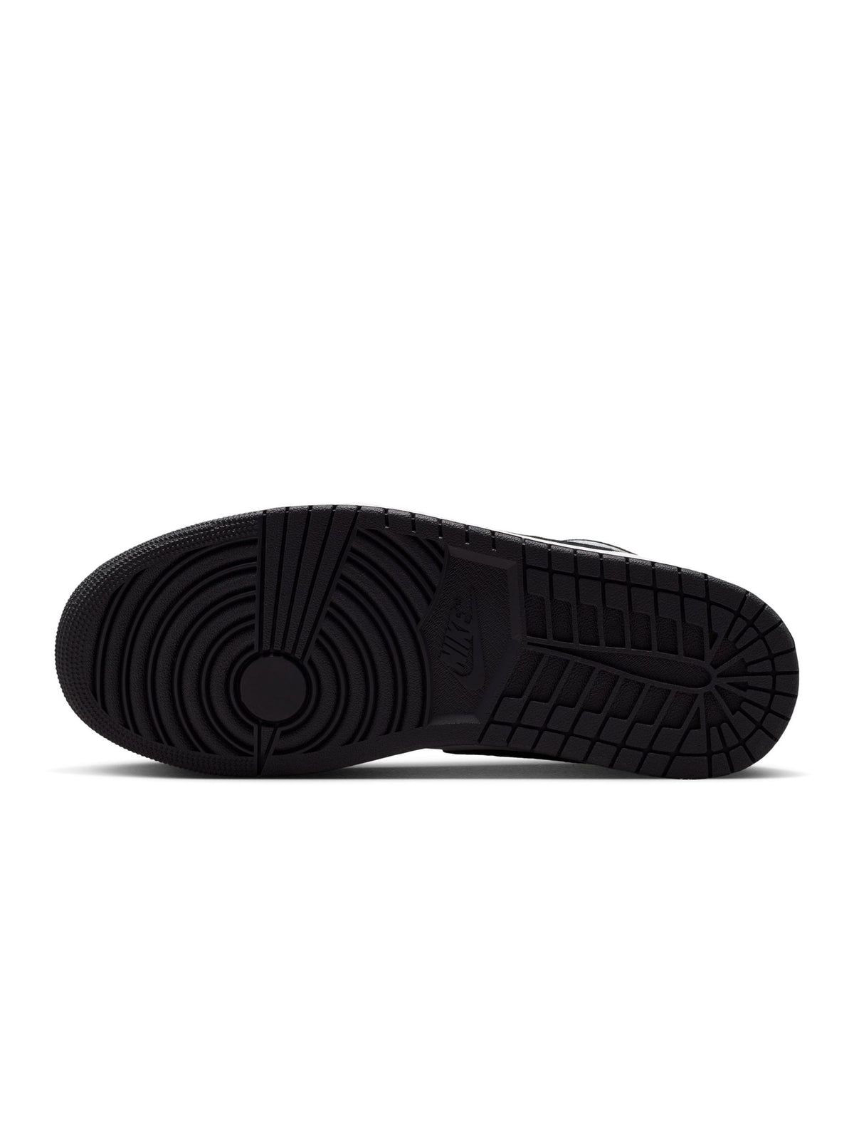 Denim Exchange Air Jordan men's 1 Low sneakers in black and white