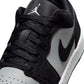 Air Jordan Men's 1 Low black and white sneakers by Denim Exchange
